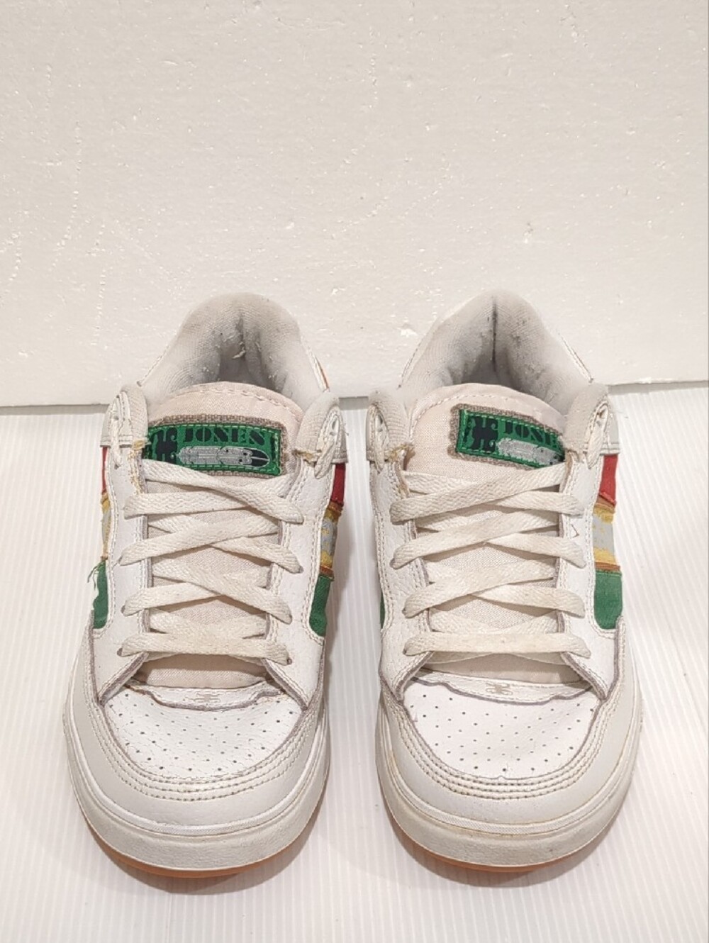 Rare Y2K Rasta Vintage Skate Shoe Sneakers.  Ipath x Nate Jones